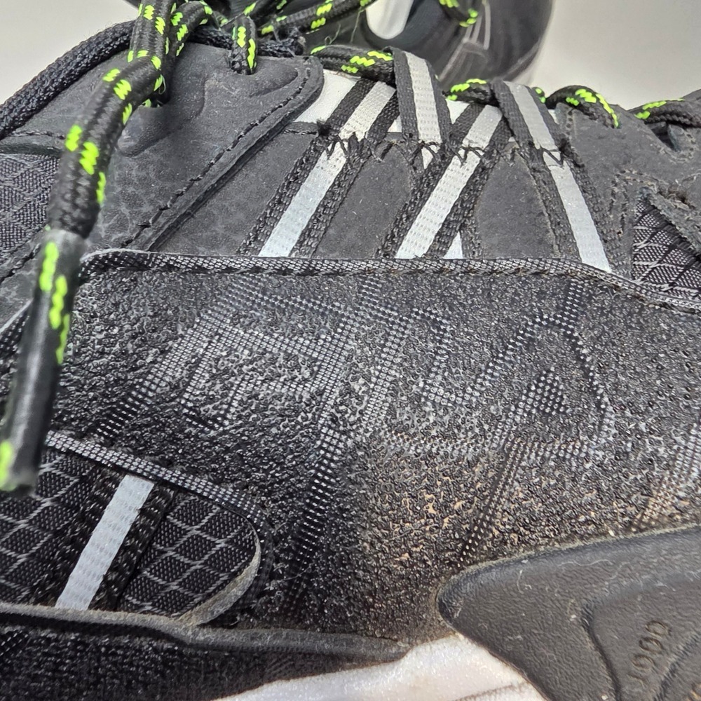 Fila All Terrain Trail Running Shoes Mens 9 Black Lime Green 1JM01275-016 Exc - Picture 3 of 16